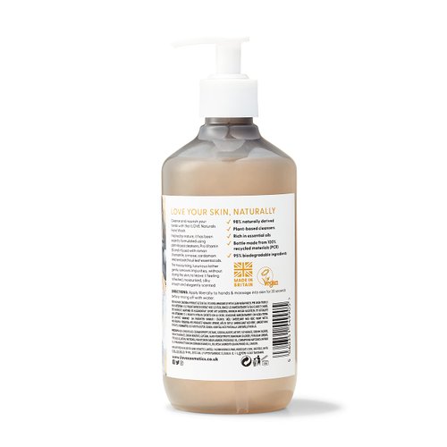 I Love Naturals Tonka Bean and Myrrh Hand Wash - Hydrating Hand Soap with Essential Oils - Skin-Smoothing Formula - Plant-Based Cleansers - 16.9 oz