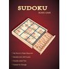 BOHS Wooden Sudoku Board Game with Drawer - with Book of 100 Sudoku Puzzles for Adults - Brain Teaser Desktop Toys