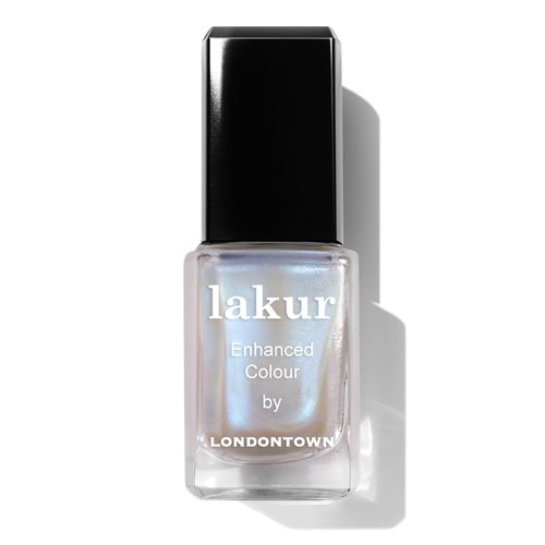 LONDONTOWN Lakur Nail Polish/Topper - Chrome Glaze - Enhanced Color Long Lasting Top Nail Coat Gel-free Shine Nail Look, Starry Chrome Topper, 0.4 oz