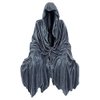 Peibang 5.9 Inch Mysterious Black Robe Statue -Spooky Decorations with Resin Figurine