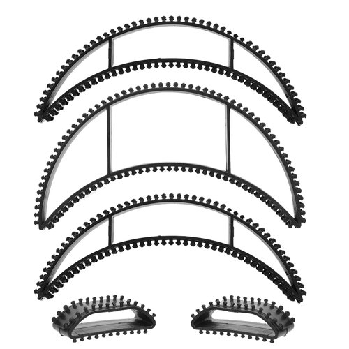 5pcs Bump it Hair Accessory, 3 Types Fluffy Hair Bump Hair Bump Clip Bumpits for Hair Hair Style Tool for Volume for Women Girls