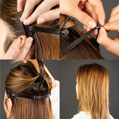 Invisible Face-Lift Headband, 3 Pcs Reusable Reduce Wrinkles Daily with Hidden Lifting Straps, V Line Face Lift Strap Slimming Strap Double Chin Reducer Chin Up Adjustable Elastic Belt