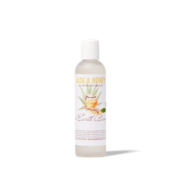 Good Earth Beauty Facial Cleanser - Aloe, Coconut Milk & Honey for Dry Skin- Face Wash - 4 Ounce