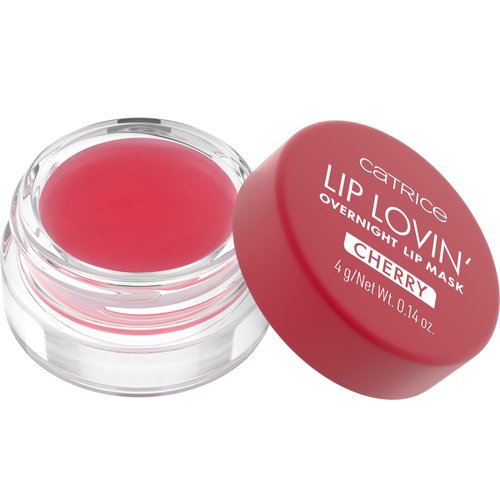 Catrice | Lip Lovin’ Overnight Lip Mask | Light Pink Tint, Shea Butter, Cherry Oil, & Vitamin E | Vegan, Gluten Free, Cruelty Free (020 | Cherry Pop)