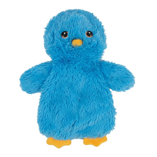 Best Pet Supplies Chicken Crinkle Plush Dog Toys for Interactive Play, Puppy and Senior Indoor Play, Colorful Chicken Toy Shape, Cute and Cuddly - Crinkle Chicken (Blue)