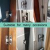 90 Degree Door Latch Sliding Screen Door Latch Barn Door Lock Hasp Latch Clasp Lock Pocket Door Locks and Latches
