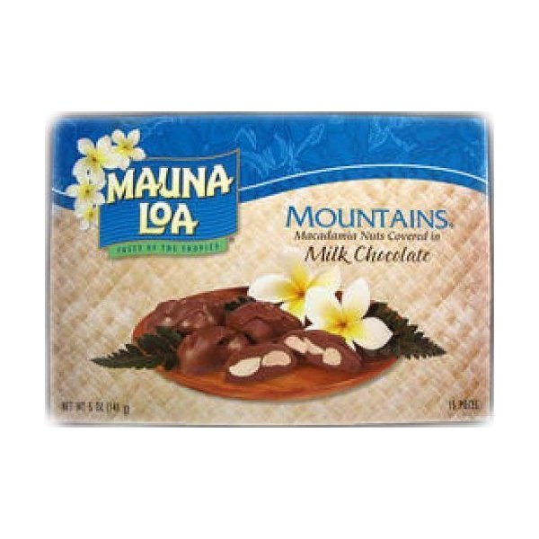 Mauna Loa Mountains Milk Chocolate Covered Macadamia Nuts