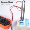 Electrical Multimeter Test Leads Set with Alligator Clips Test Hook Test Probes Lead Professional Kit 1000V 10A CAT.II