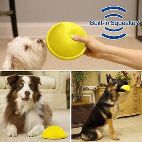 K9 Slider with Squeaker Pet Toy Indoor Soft Dog Toy Soft and Safe Fun Keeps Dogs Active