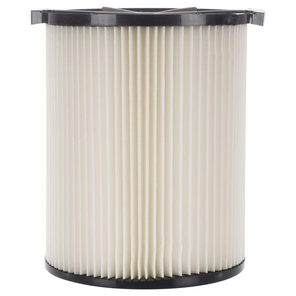 1-Layer Cartridge Filter Replacement Part # 72947 Compatible with RIDGID VF4000, 5-20 Gal & 6-9 Gal Husky Wet Dry Vacuums, Washable & Reusable
