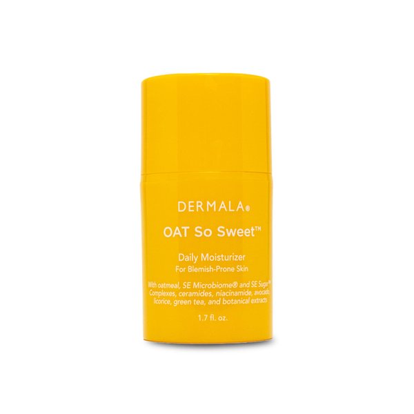 Dermala #FOBO OAT So Sweet Daily Moisturizer | Brightening Effect Non-Clogging for Blemish-Prone Skin | Lightweight & Fast Absorbing to Heal Acne Prone Skin | Brightens Dark Spots from Past Blemishes.