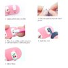 IHUKEIT 10 Sheets Cute Nail Stickers for Kids Including Animals Fruits Flowers Food Rainbow Leaves Designs Self Adhesive Nail Decals for Little Girls Women Nail Art Decoration Fun