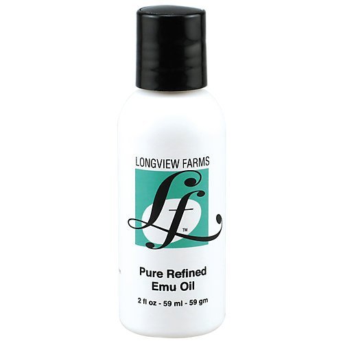 Longview Farms Pure Emu Oil - Body Oil - Nourish Your Skin and Hair with Premium Quality Emu Oil - 100% Pure and Refined for Maximum Benefits 2 fl. oz.