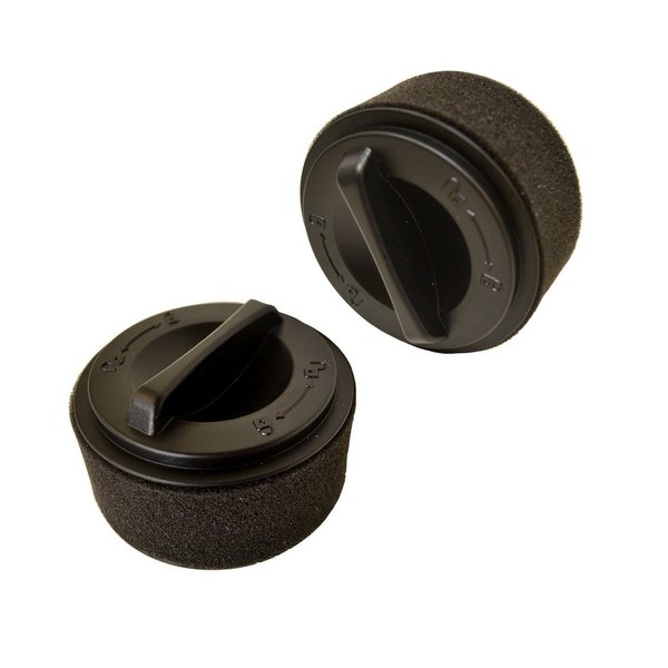 HQRP 2-Pack H12 Circular Filter Set compatible with Bissell PowerForce Compact 23T7V; 23T75, 23T76, 23T78 Vacuum Cleaner