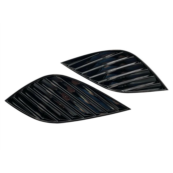 For Toyota Camry Fog Light Cover Glossy black Front Bumper Left and Right Insert Bezel trim 2018 2019 2020 SE XSE