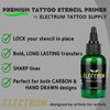 Electrum Tattoo Transfer Gel Solution, Stencil Application Gel Works Great for Carbon and Marker Stencils, Tattoo Stencil Gel, Stencil Primer, Made in the USA by Tattoo Artists, 2 Ounces