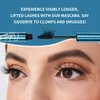 Black Mascara for Mature Women - Waterproof, Lengthens & Volumizes Mascara for Older Women, No Clumps or Smudges, Hypoallergenic, Cruelty-Free, Ideal for Sensitive Eyes (Pack of 2)