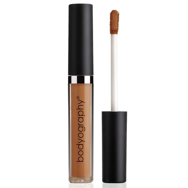 Bodyography Skin Slip Full Coverage Concealer - Flexible Comfort, Flawless Finish - Lightweight for all Day Wear Skin Hydration - Infused Vitamin E and Glycerin (Warm Medium)