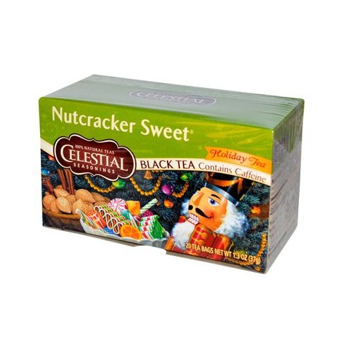 Celestial Seasonings Black Tea, Nutcracker Sweet,1.4 Ounce 20 Count