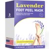 OUKEYA Foot Peel Mask (3 Pairs) -Get Rid of Foot Odor, For Baby Soft Skin Remove Dead Skin, Dry, Cracked Feet & Callus, Spa,Peeling Exfoliating，For Dry Cracked Feet Extreme.