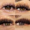 ALLOVE Eyelash Extension Cashmere Super Easy Fan Volume Lash Extensions 0.03mm C Curl 15-20mm Mixed Tray Rapid Blooming Volume Lashes Self Fanning Lash Extension Supplies