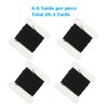 20 Pieces Hair Extension Clips U-Shape Stainless Steel Snap Clips for Wig Accessories Wig Making Tools (Black)