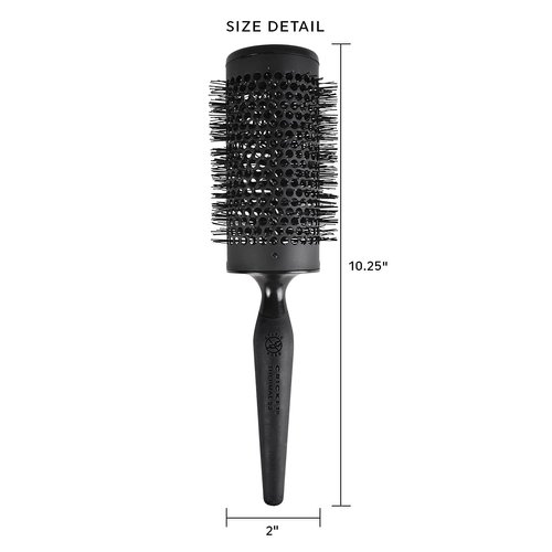 Cricket Static Free #53 2" Thermal Seamless Ceramic Barrel Hair Brush for Blow Drying Styling All Hair Types