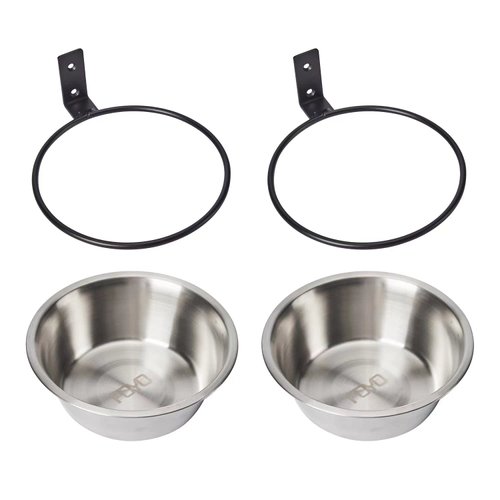FOYO Elevated Cat Bowls, Raised Cat Food and Water Bowls,Wall Mounted Pet Comfort Feeding Bowls