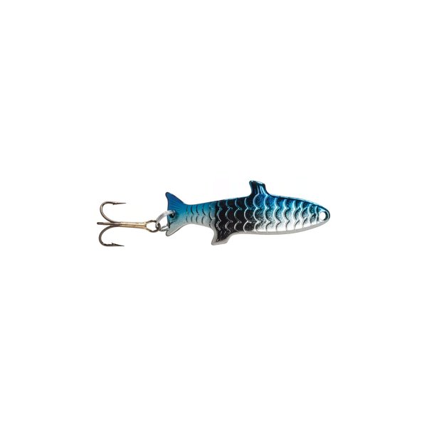 Acme S303-SNB 1/6-Ounce Phoebe Hard Bait Fishing Lure, Silver and Neon Blue Finish