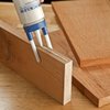 Rockler Wood Glue Applicator Set – Wood Working Glue Bottle (8oz) w/Glue Spout & Red Cap, Glue Line Centering Attachment, Silicone Glue Brush, & More – Easy to Clean Bottle with Brush Applicator