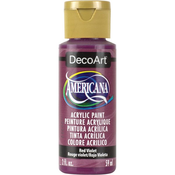 DecoArt Americana Acrylic Paint, 2-Ounce, Red Violet