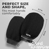 GUARD&MARINE Exfoliating Korean Bath Gloves (Tirkish Kessa Mitts) for Body Scrub, Dead Skin Removal and Deep Cleansing - Set of 2 pcs