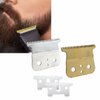 USonline911 2 Pairs Replacement T-Shaped Blade Hair Clippers Replacement T-Shaped Beard Trimmer Replacement Kit