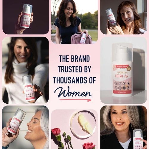 Original Estro-Life Balancing Skin Cream for Women | Cosmetic Skin Cream with 175mg of Estriol per Container with Vitamin A | Dermatologist-Tested, Hypoallergenic | 84 Applications, 3.5oz Pump