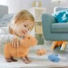 Capybara Plush with 2 Small Capybara Stuffed Animals, 3Piece Soft Capybara Stuffed Animals Zippers Playset, Capybara Mom with Babies, Unique Plushie Toys Model Dolls Collection for Kids