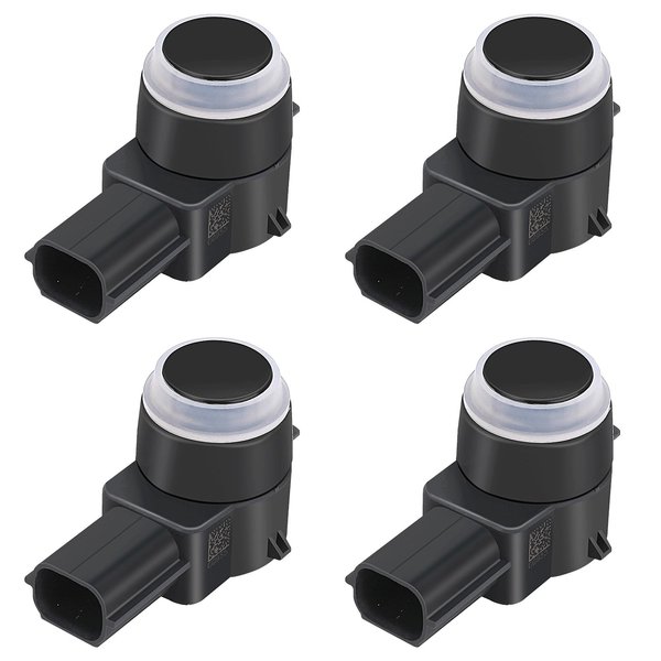 SHINEHOME 4 PCS PDC Parking Assist Sensor - Compatible with Dodge Journey, Durango, Ram 1500 2500 3500, Jeep Commander, Liberty, Grand Cherokee - Replace 1EW63TZZAA - Reverse Backup Parking Sensor