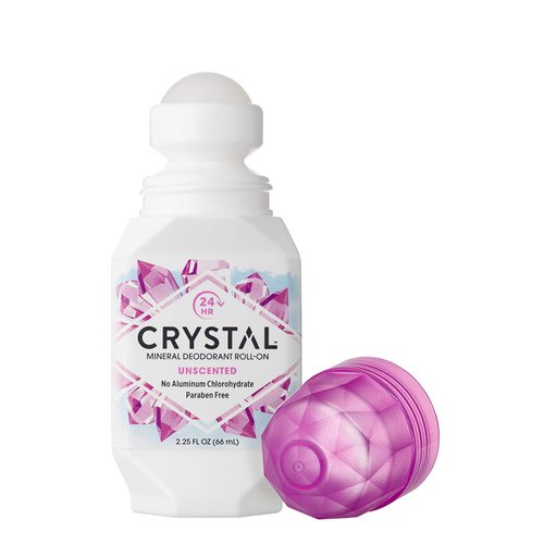 Crystal Mineral Deodorant Roll-On, Lavender & White Tea 2.25 oz (Pack of 7)