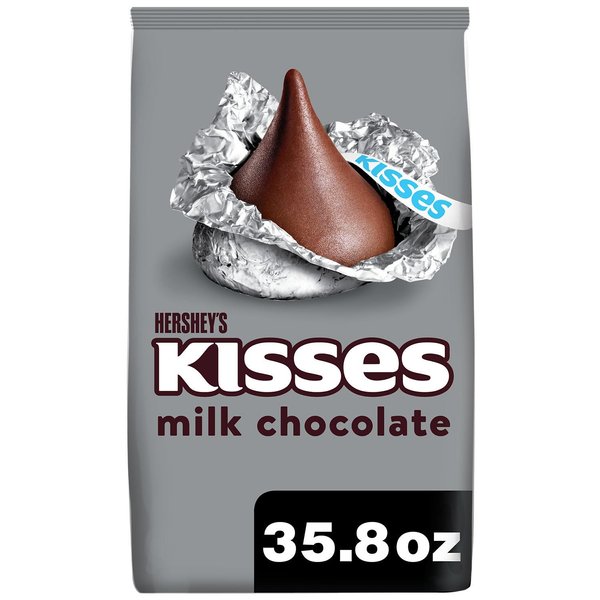 HERSHEY'S KISSES Milk Chocolate, Easter Candy Party Pack, 35.8 oz