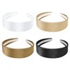 ACO-UINT 4 Pack Satin Headbands for Women, Wide Head Bands for Women's Hair Hard Headbands, Non-silp Thick Headbands 70s Hair Accessories for Women