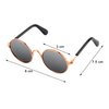 10 Pieces Cat Dog Sunglasses Funny Pet Glasses Round Metal Cat Classic Retro Sunglasses Pet Hippie Cute Dog Cat Cosplay Party Costume Photo Props Cosplay Glasses (Mixed Color)