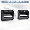 FOWSRHRG Tesla Model Y Accessories, 2PCS Seat Belt Clips-Seats Belt Guide Holder Anti-Scratch Car Rear Seat Belt Adjuster for Adults Compatible with Tesla Model Y 2023 2022 2021