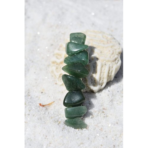 Green Quartz Stone French Barrette Hair Clip
