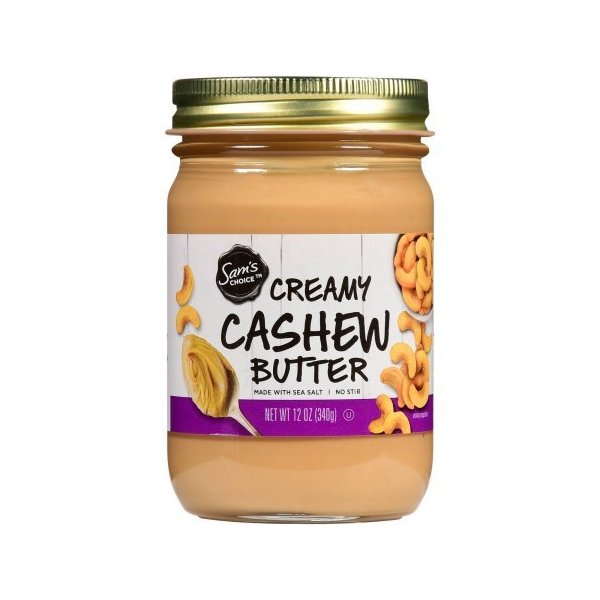 Sam's Choice Creamy Cashew Butter, 12 oz