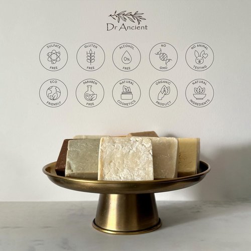 Dr.Ancient Kantaron St. John'S Wort Soap Bar Organic Natural Vegan Traditional Handmade Antique - Effective For Nappy Rash, Minor Burns, Healing In The Wounds - Absolutely No Chemicals!