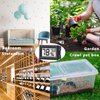 4 Pack Mini Digital Electronic Temperature Humidity, Meters Gauge Indoor Thermometer Hygrometer LCD Display Fahrenheit (?) for Reptile Tank Humidors Greenhouse Garden Cellar Jars Closet