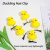10 Pcs Duck Hair Clips, Yellow Duck Hair Clips for Adults and Children Kawaii Cartoon Duck Hair Accessories for School Home Party Props