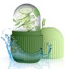 Aquuaera Ice Roller for Face and Eye，Ice Cube Roller Massager for Skin Women Care Tools, Naturally Conditioning De-Puff Eye Bags, Reduce Migraine Pain， Reusable Massage Silicone Ice Mold （Green）