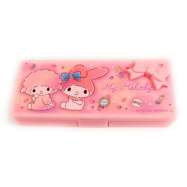 Sanrio My Melody Container Cosmetic Care Case Makeup Travel Accessory Cases 4.1in x 1.9in x 0.8in (Yume Cosme)