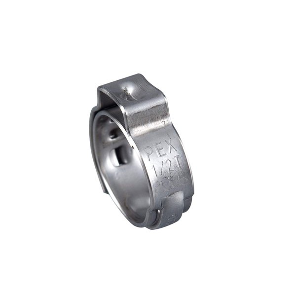 (Pack of 100) EFIELD 1/2-inch Stainless Steel Pex Cinch Clamp Rings for Pex Tubing Pipes
