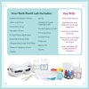 MindWare Science Academy Bath Bomb lab - A 20pc DIY Experiment kit for Boys & Girls - Make 4+ Bath Bomb Experiments - Great Gift for Children & Teenagers
